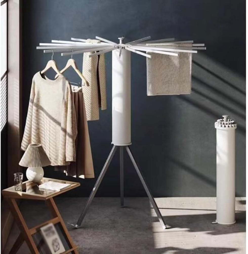 Foldable Clothes Hanger Airer, Umbrella-style drying