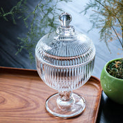 Glass Candy Jar with Lid.