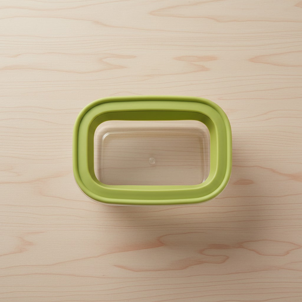Glass Storage Rectangle Jar 