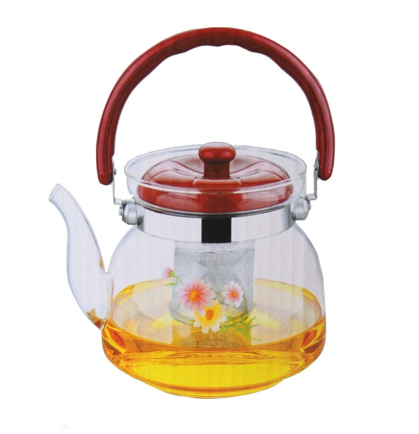A Glass Tea Jug & Coffee Pot.