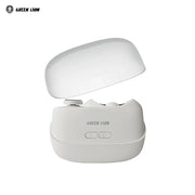 White  Green Lion 2-in-1 Nail Clipper & Polisher on a white background.