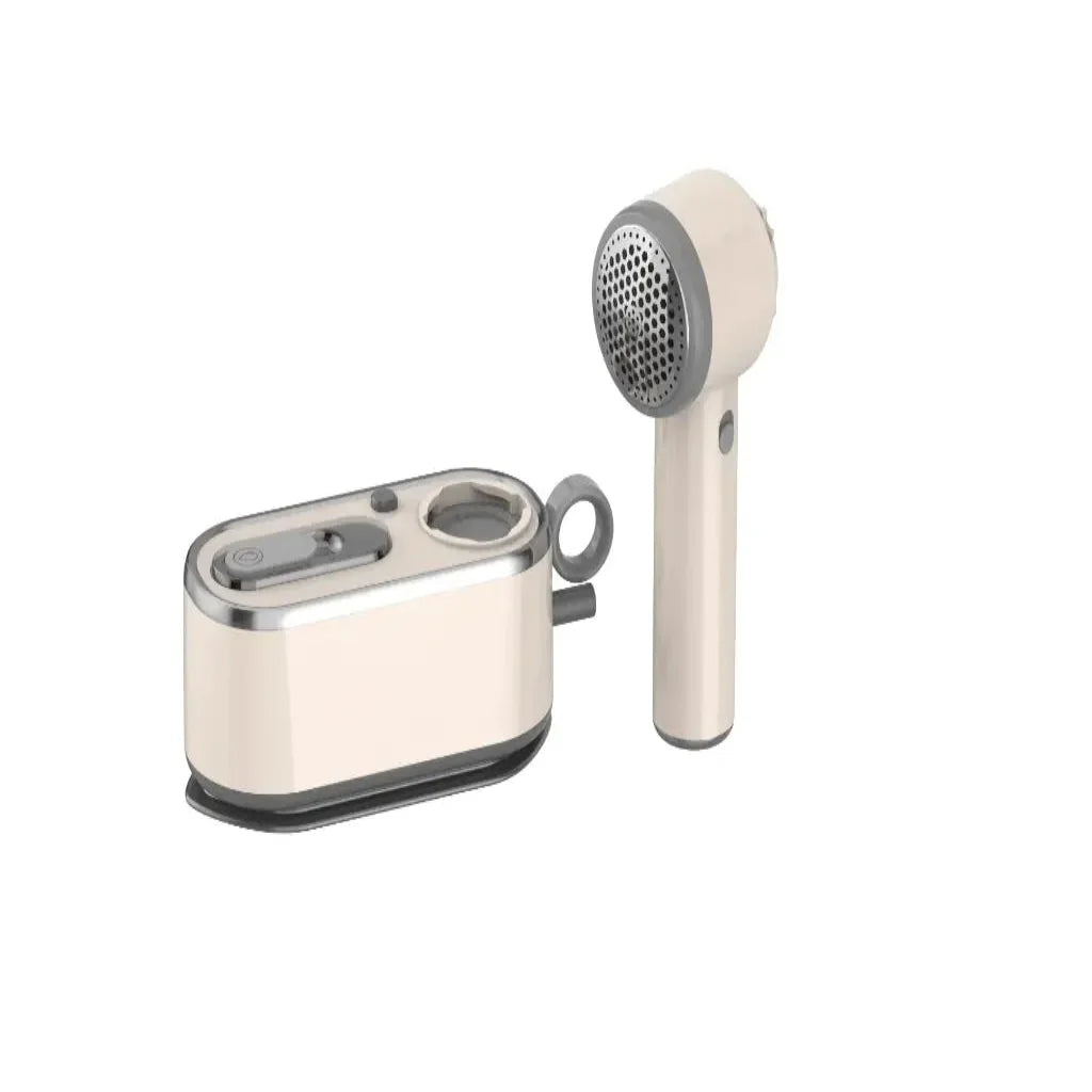 White Green Lion 3-in-1 Garment Steamer on a white background