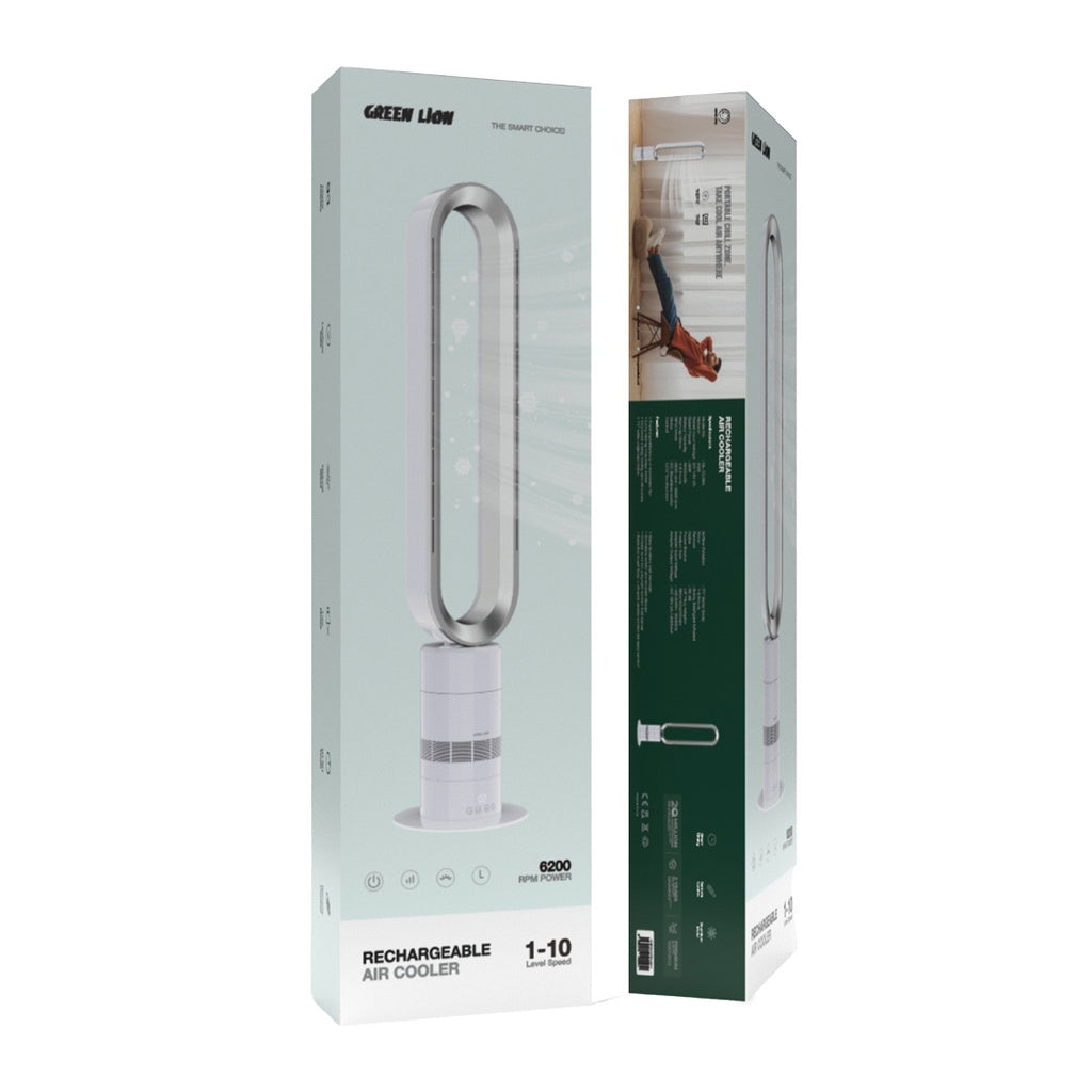 Green Lion Rechargeable Air Cooler, 8000mAh Portable Bladeless Air Cooler - GL-CL36A