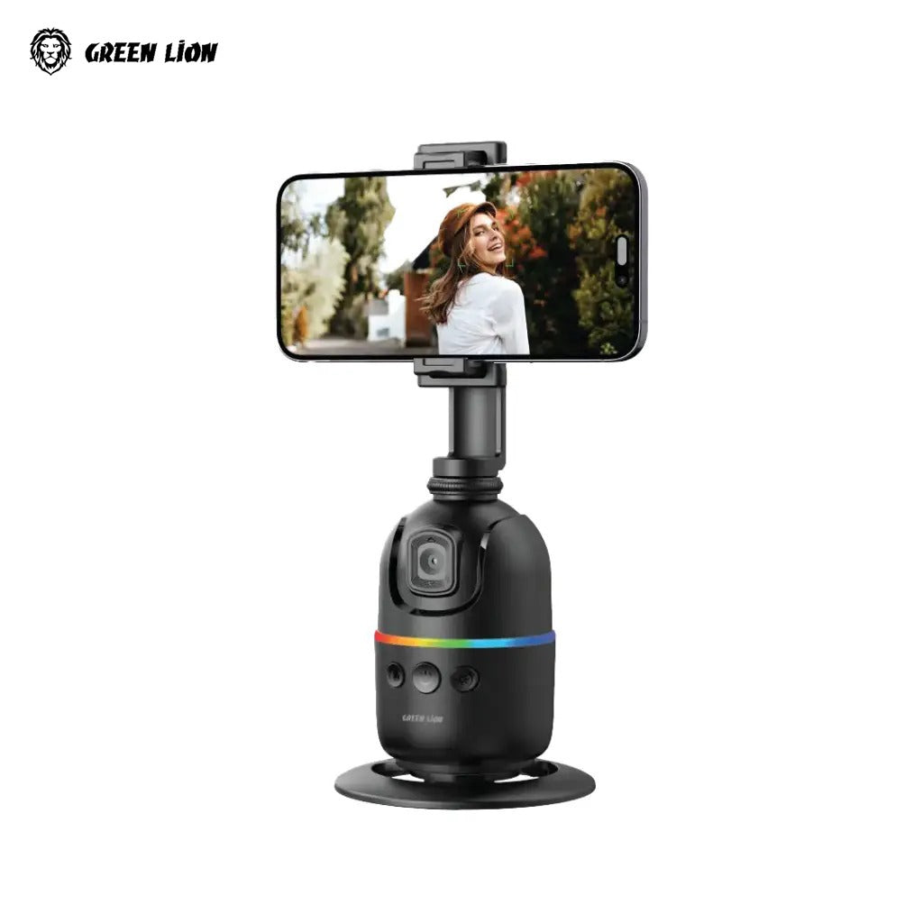 Green Lion AutoTrack Gimbal with Face Tracking, 360° Smart Phone Stabilizer - GL-SSK04