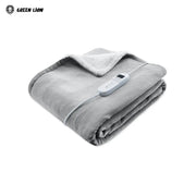 Green Lion Electric Blanket with Heating Function with controller on a white background