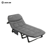 Green Lion Foldable Camping Bed on a white background