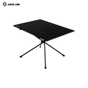 Green Lion Camp T2 Foldable Camping Table with Green Lion branding on a white background