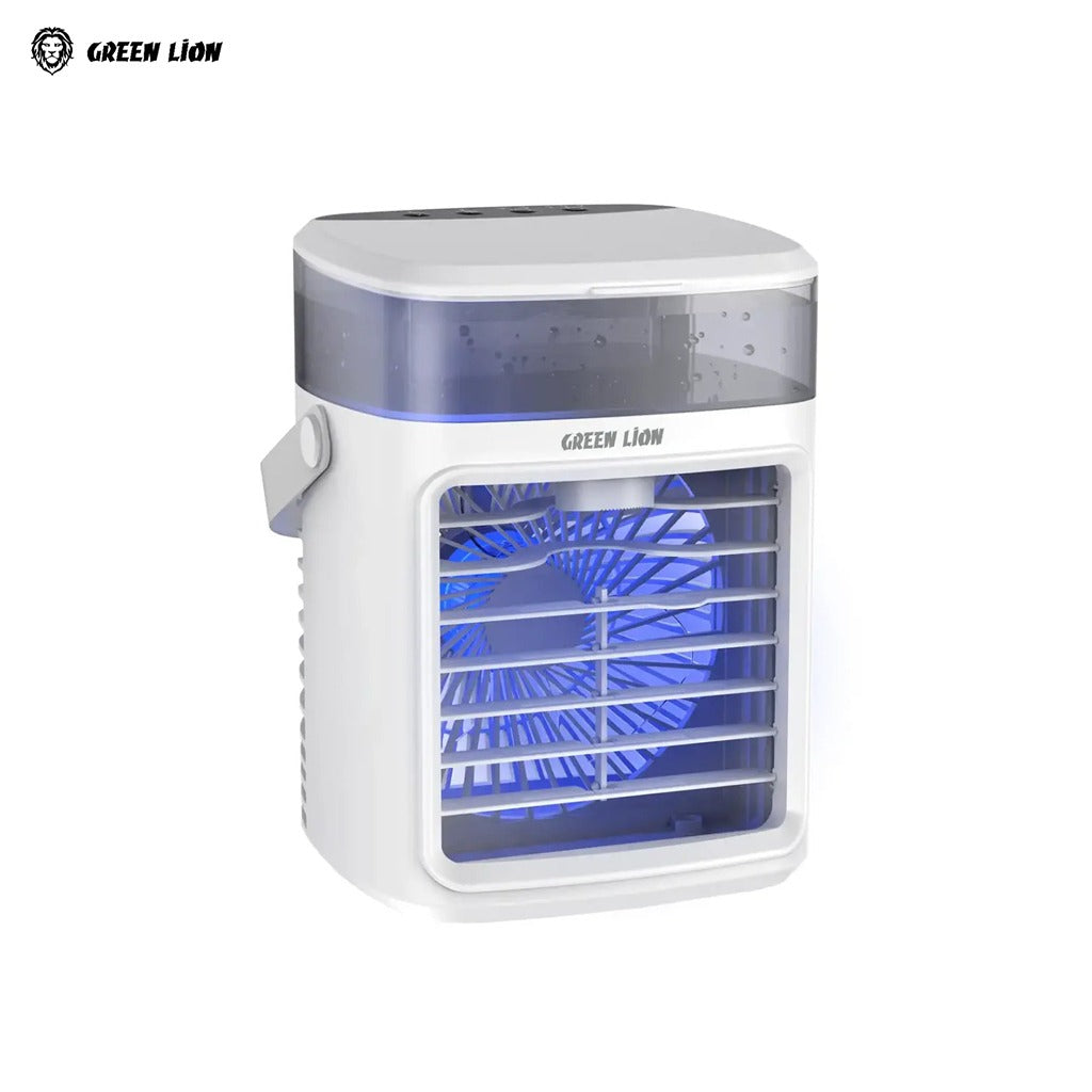 Green Lion Rechargeable Air Cooler, 400ML Water Tank, Portable Cool Mist Fan - GL-AC12