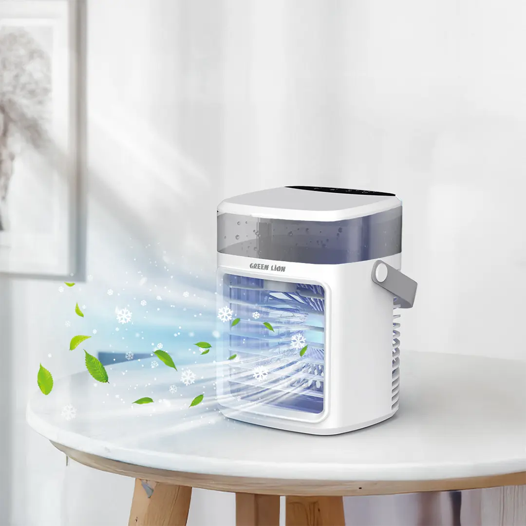 Green Lion Rechargeable Air Cooler, 400ML Water Tank, Portable Cool Mist Fan - GL-AC12