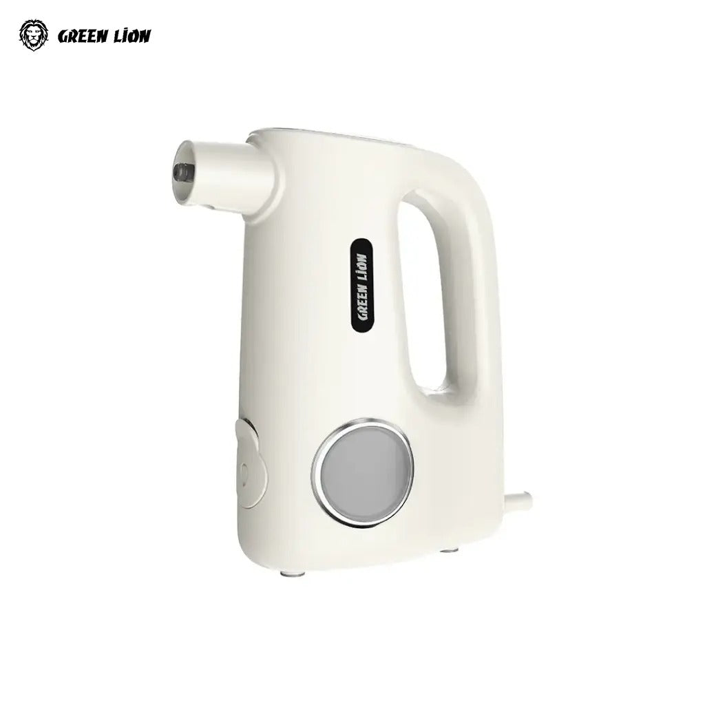 Green Lion Vapor Pro Steam Cleaner branding on a white background
