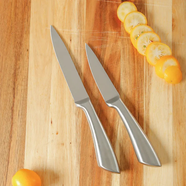 8 Pcs/Set Stainless Steel Kitchen Knife Set, Household Rotating Kitchen Tools