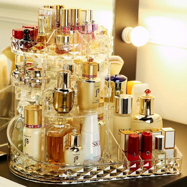 360° Rotating Cosmetic Display Stand