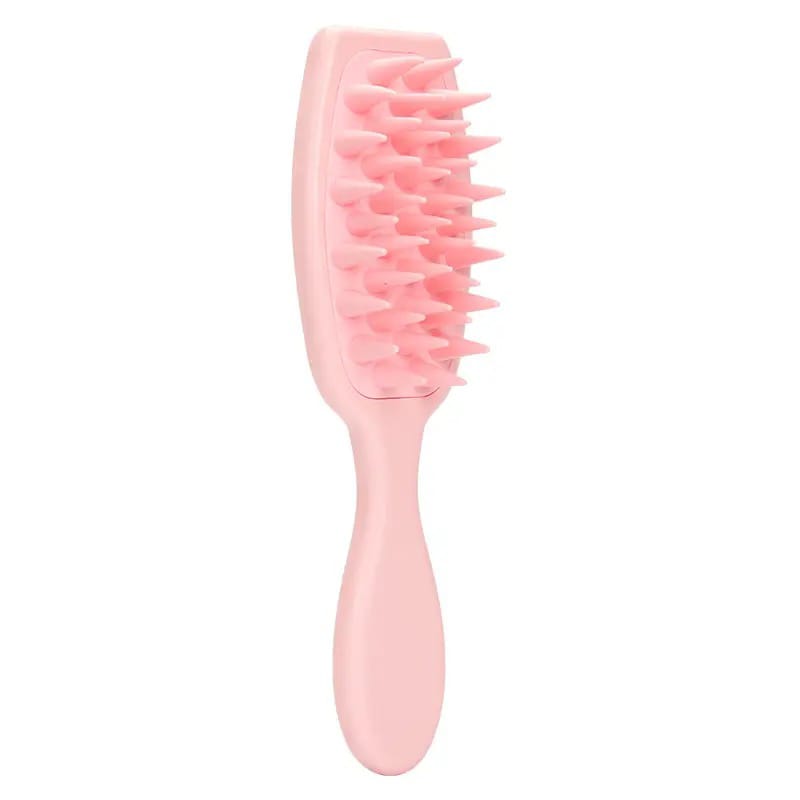 Hair Washing Brush in Pink Color.