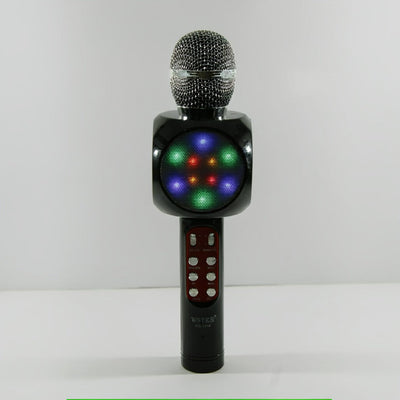 Handheld Wireless Microphone, HiFi Speaker Karaoke Mic with USB/TF & Recording - WS-1816