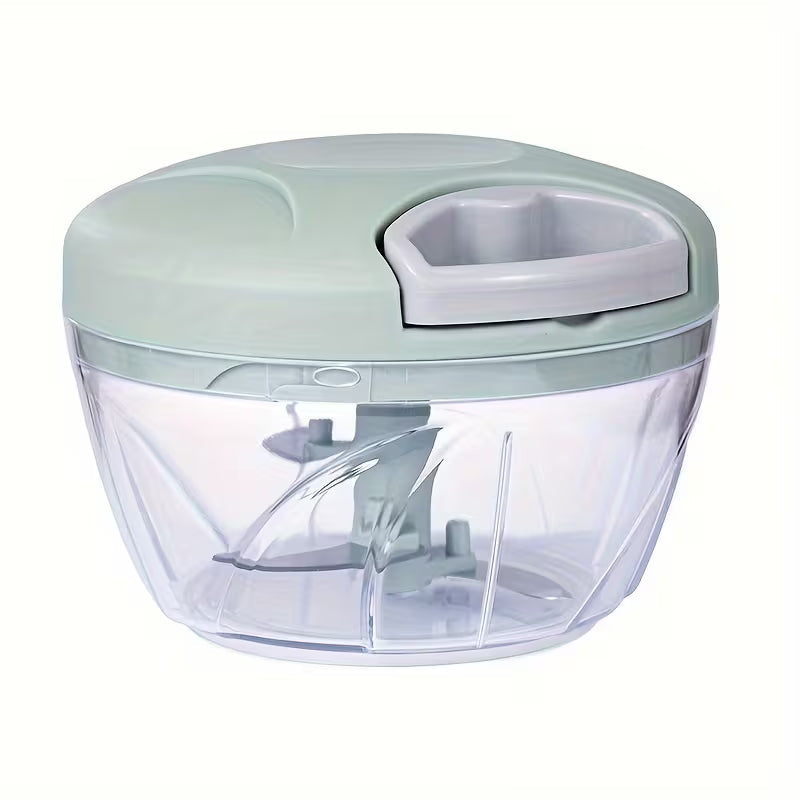 Manual Food Chopper, Multi-Functional Hand Cutter, Pull String Food Processor