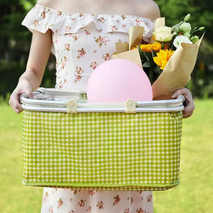 Portable Picnic Mat Basket Foldable Hiking Outdoor Pocket Beach Mat Camping Equipment