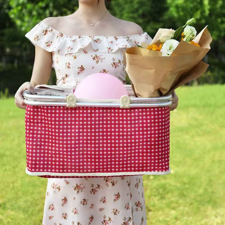 Portable Picnic Mat Basket Foldable Hiking Outdoor Pocket Beach Mat Camping Equipment