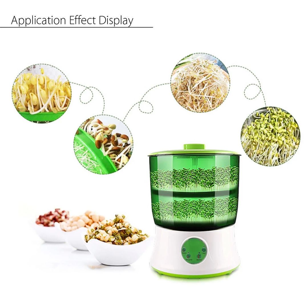 Household Automatic 2 Layer Bean Seeds Sprouts Machine