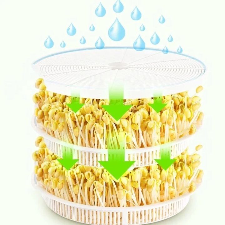 Household Automatic 2 Layer Bean Seeds Sprouts Machine