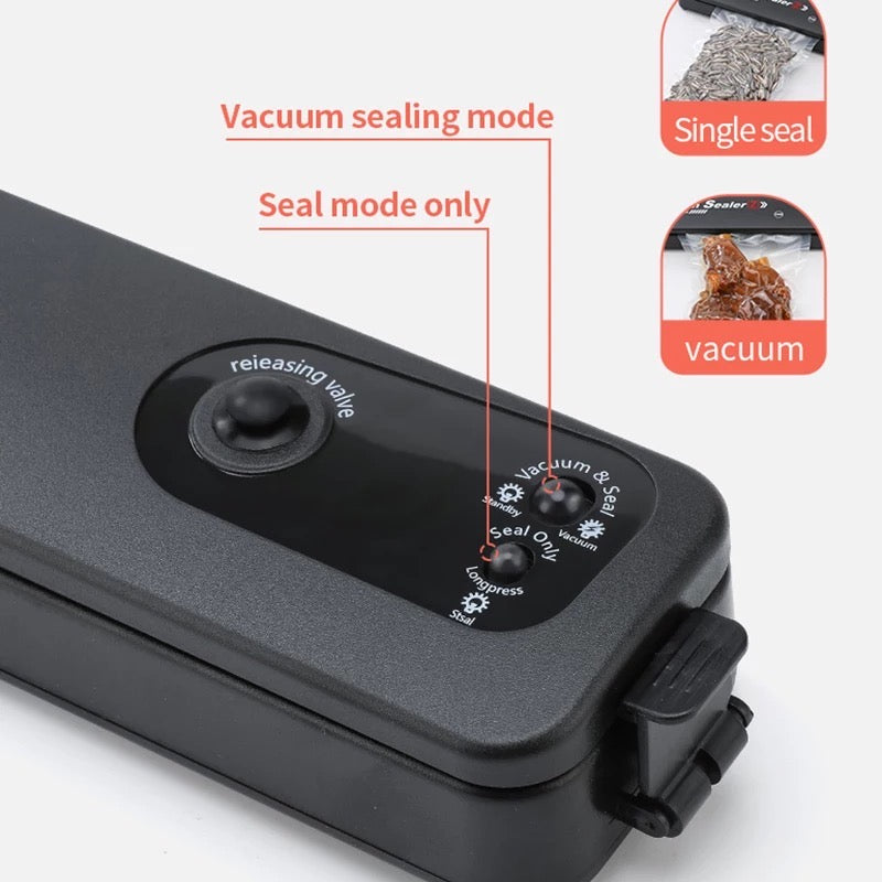 Automatic Vacuum Sealer Food Packing Machine, Fresh Food Saver for Meat, Vegetables & Fruits