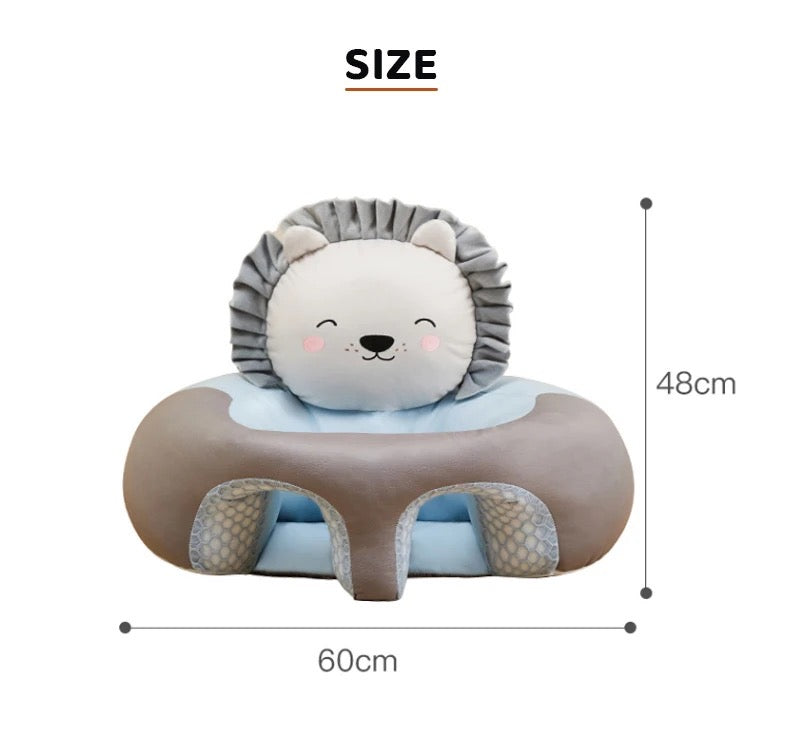 Baby Learning Sitting Support Pillow Chair with its size