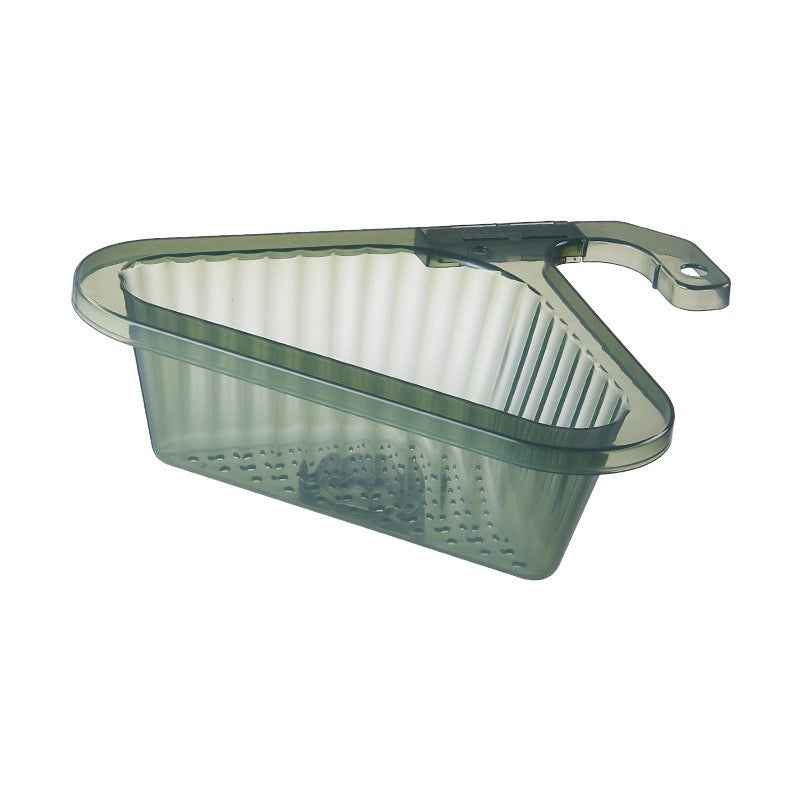 Telescopic Sink Drain Basket in green color