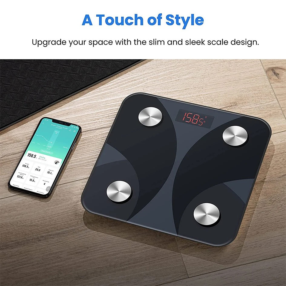 Bluetooth body fat scale - accurate,wireless weight measurement and includes body fat measurement