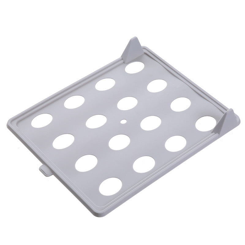 Wardrobe Clothes Stacking Organizer - Grey color