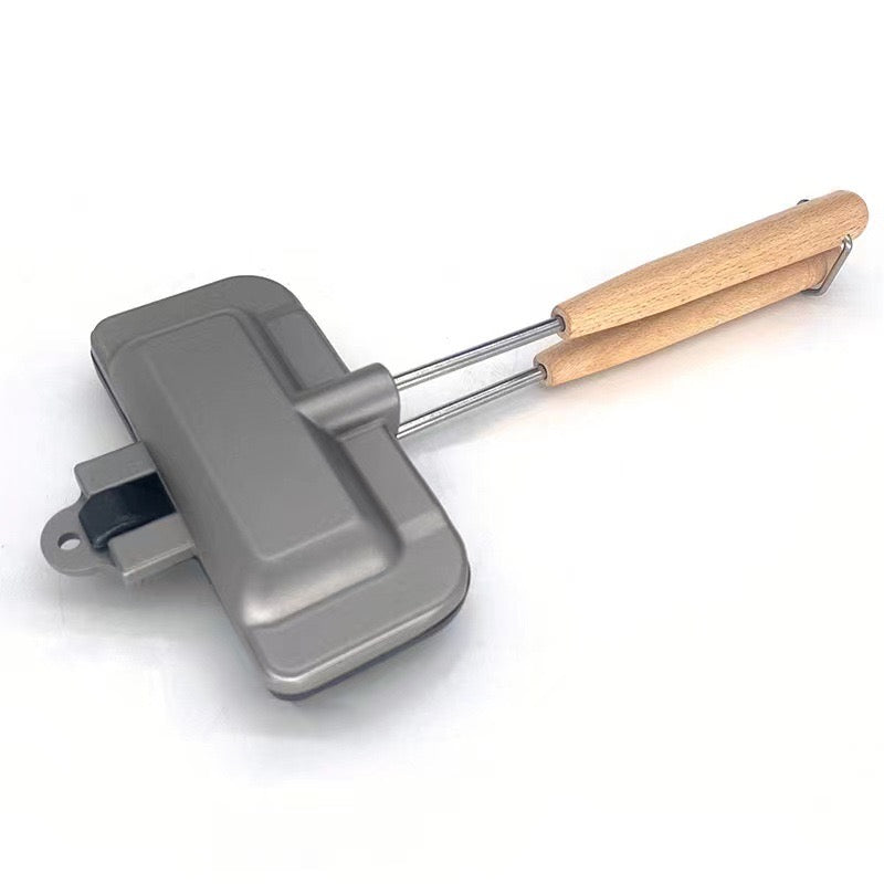 Double-Sided Breakfast Sandwich Maker - Non-Stick Frying Pan for Toasted Sandwiches, Pancakes, Omelets.