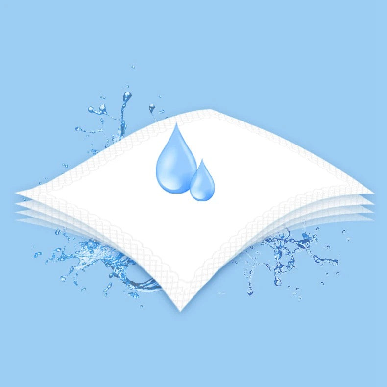 Water dropping on Wood Pulp Tissue Paper