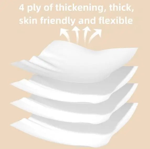 Image displaying the thickness and flexibility of Wood Pulp Tissue Paper