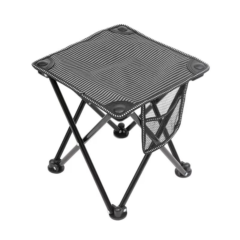 Portable Outdoor Camping Stool, Quick Deploy Seat Chair for Picnic, Camping, Fishing, BBQ