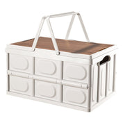 Foldable Large Capacity Outdoor Storage Box, for Car Trunk Picnic Camping Outdoor