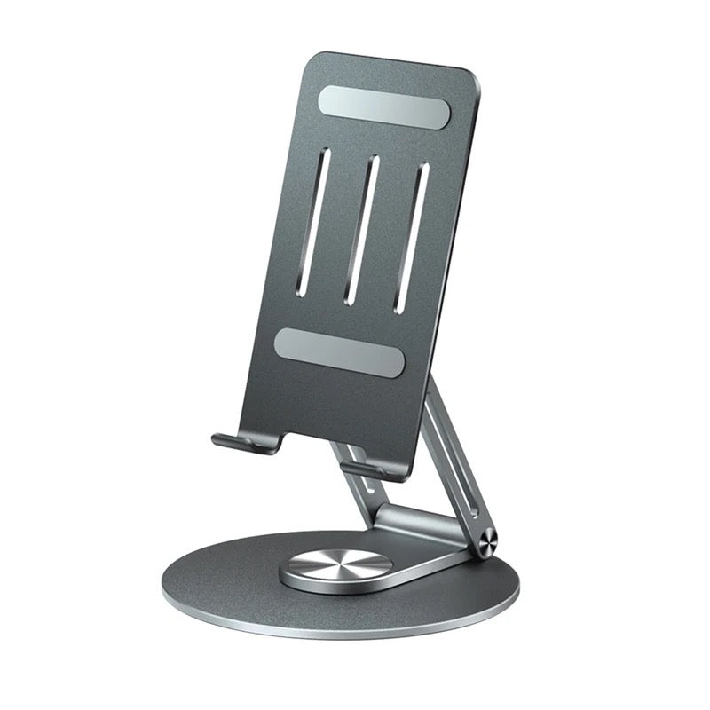 Multifunctional 360° Rotating Aluminium Alloy Stand for Mobile Phone, iPad