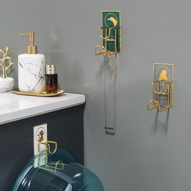 A wall mounted hook displaying , perfect for keeping your accessories organized and easily accessible