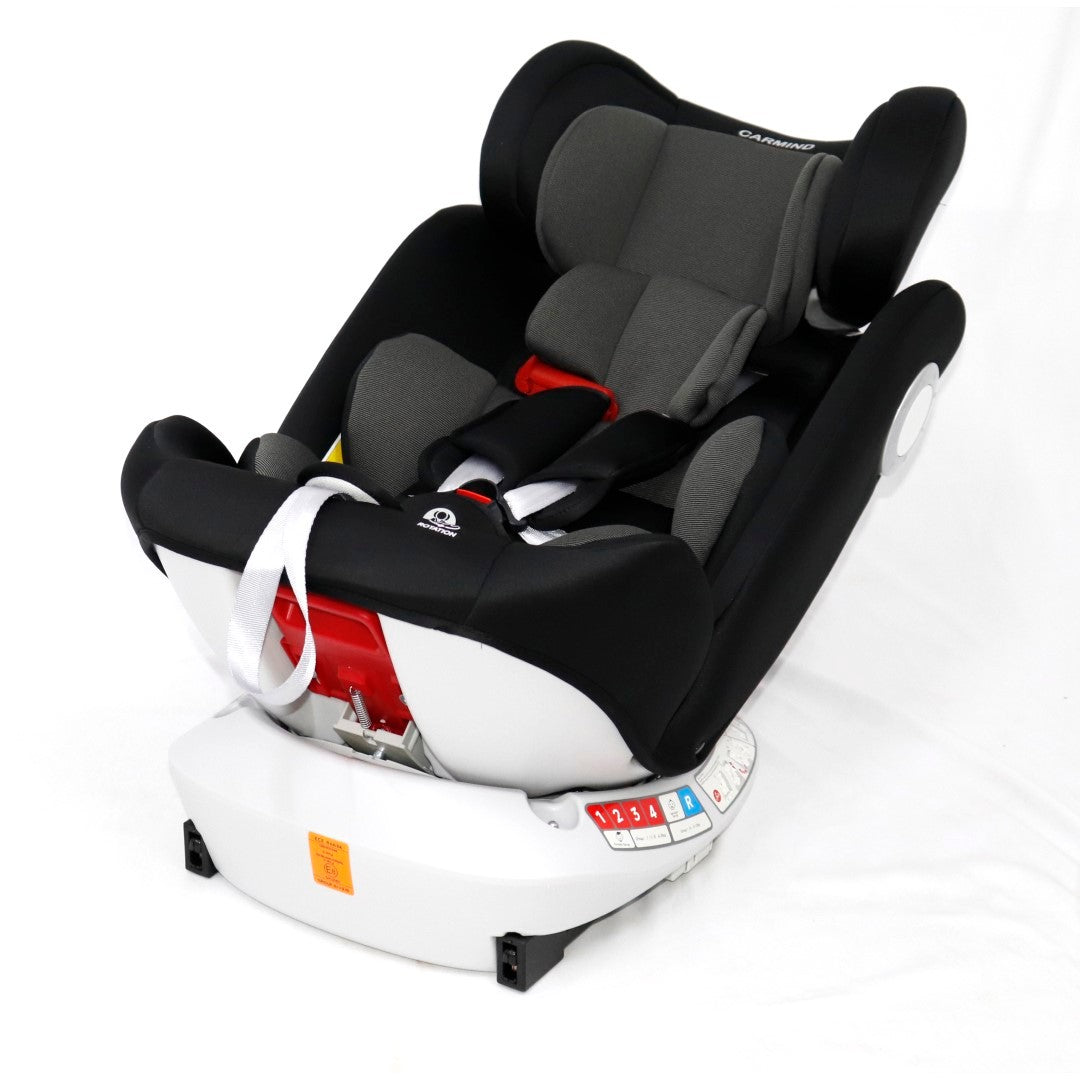 A Black Infant Car Seat.