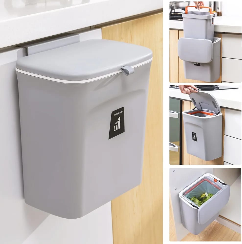 Kitchen Cabinet Door Wall Mounted Hanging Trash Can