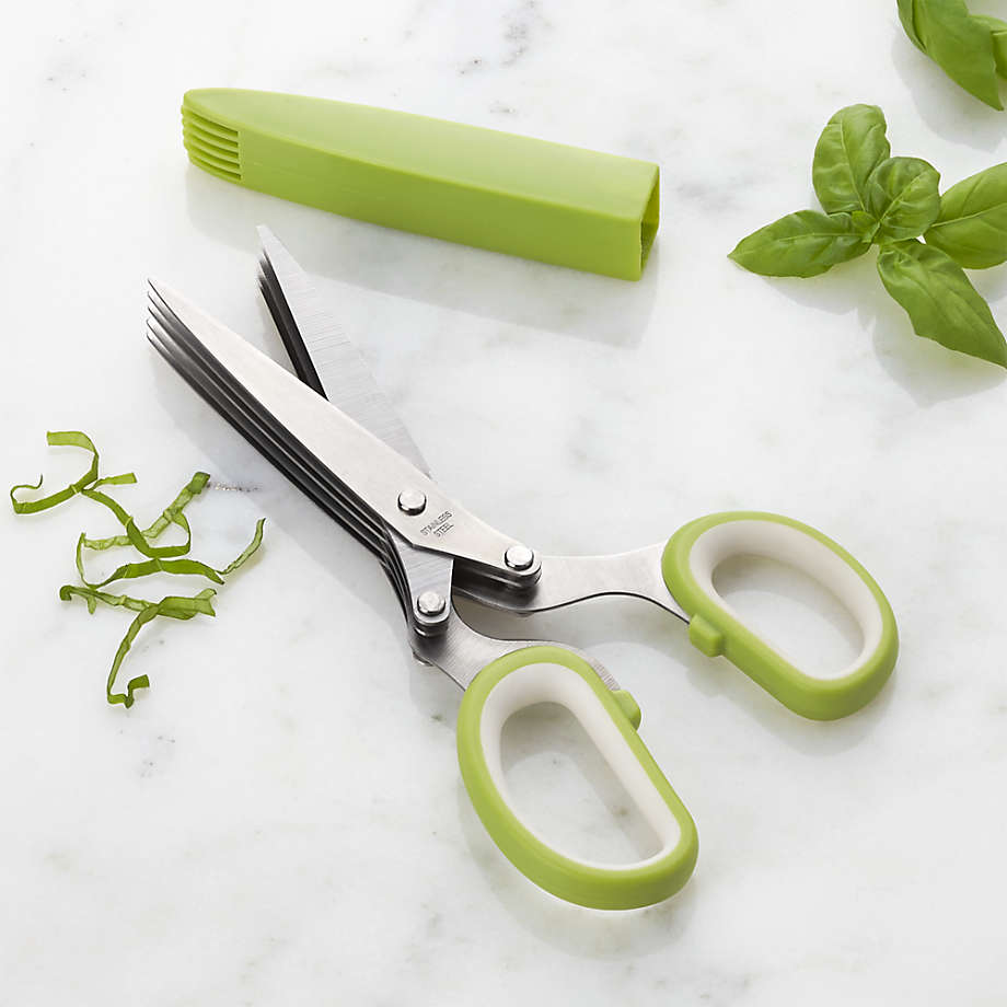 Stainless Steel 5 Blade Kitchen Scissor inCountertop.