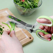 Stainless Steel 5 Blade Kitchen Scissor.