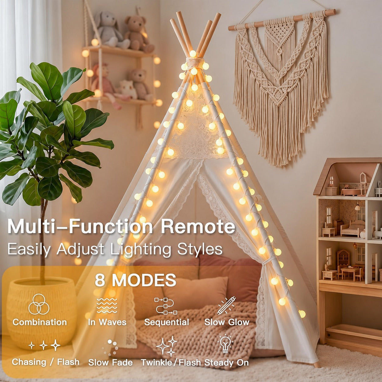 LED String Fairy Lights, Decorative Indoor & Outdoor Party Lights