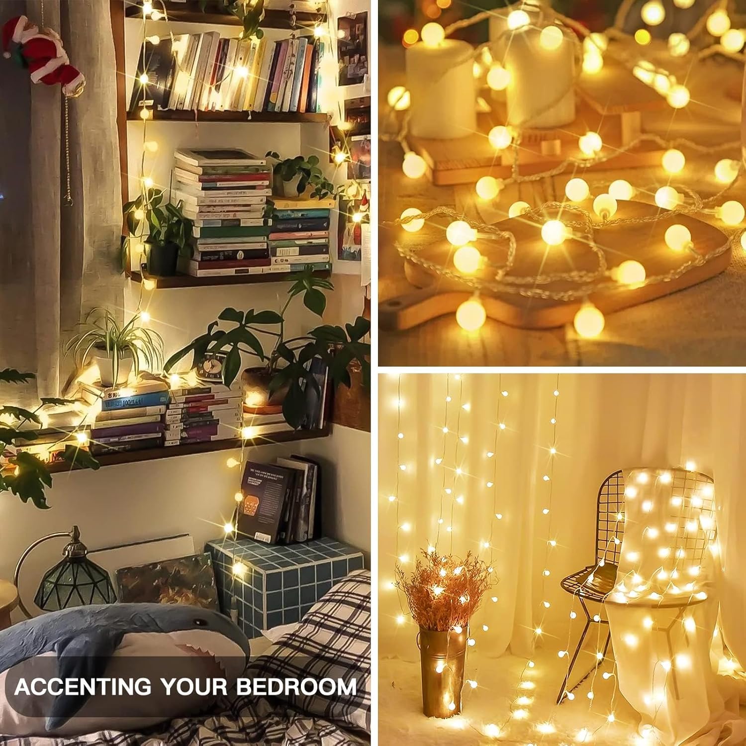 LED String Fairy Lights, Decorative Indoor & Outdoor Party Lights