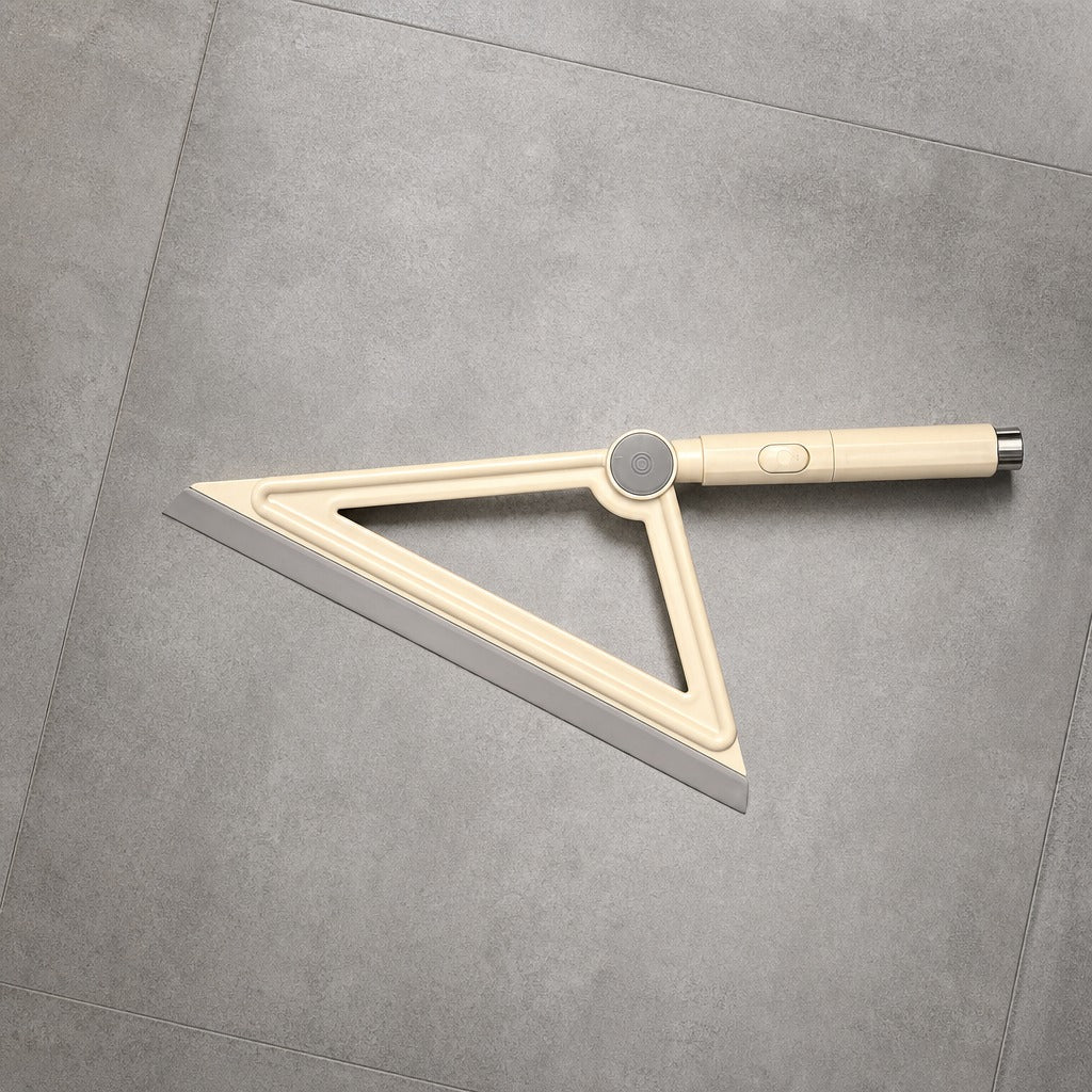 Magic Broom Floor Squeegee on a gray tiled floor