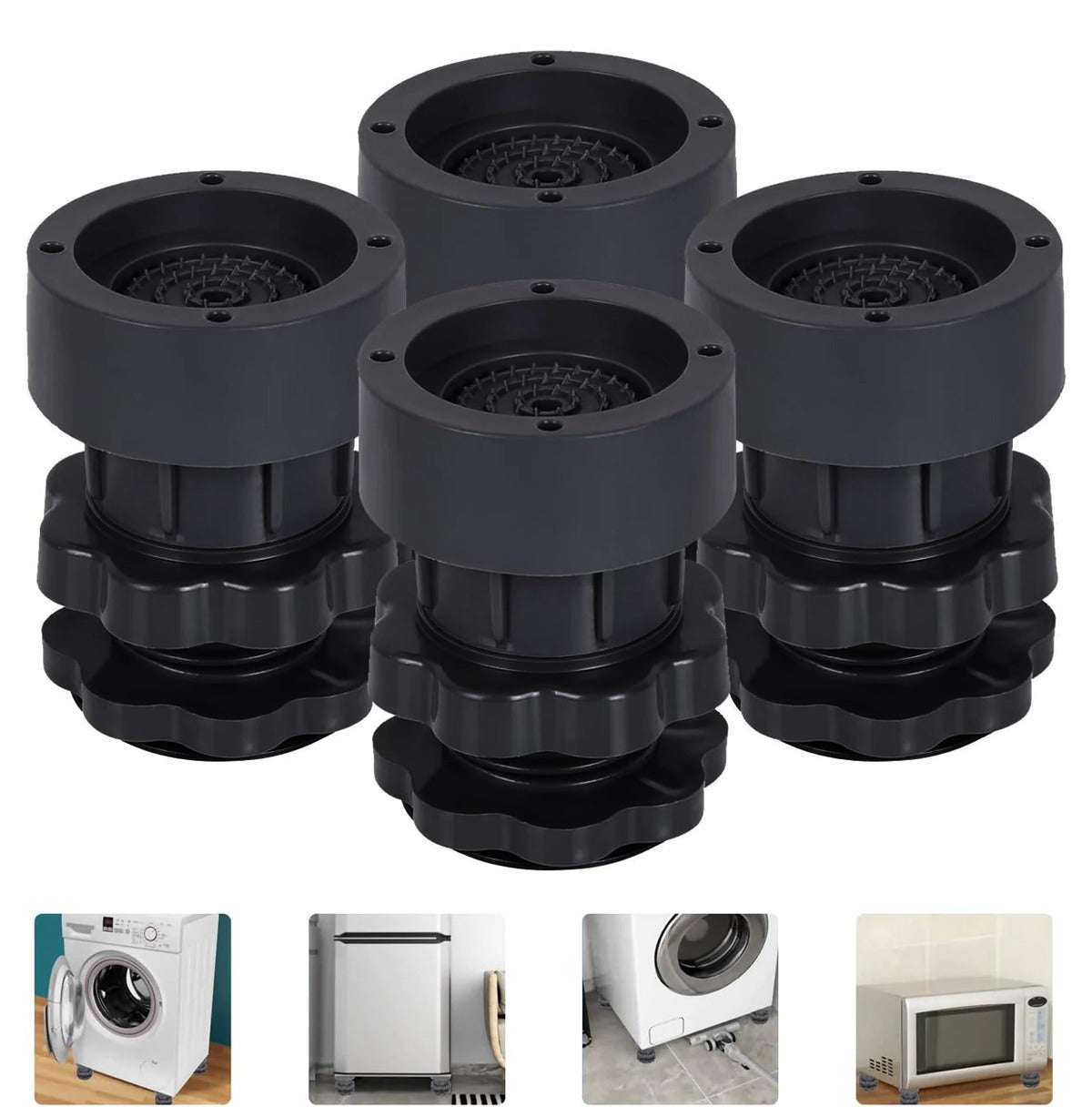 Vibration Isolation Damper Shock Pad Adjustable Feet for Washing Machine