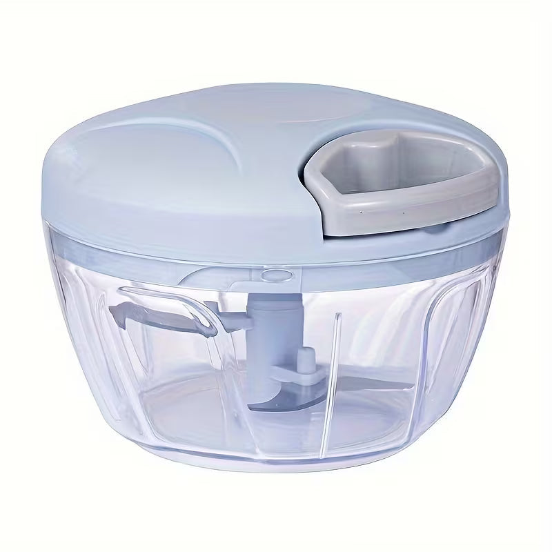 Manual Food Chopper, Multi-Functional Hand Cutter, Pull String Food Processor