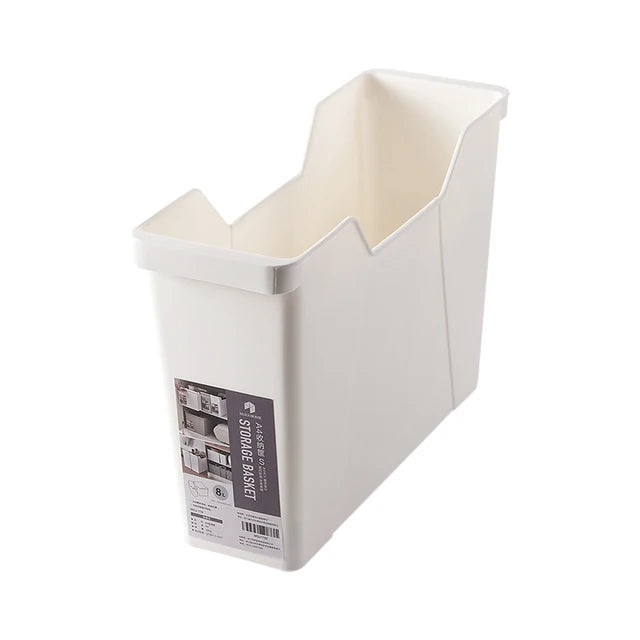 Large Capacity Cabinet Organizing Storage Box in white color