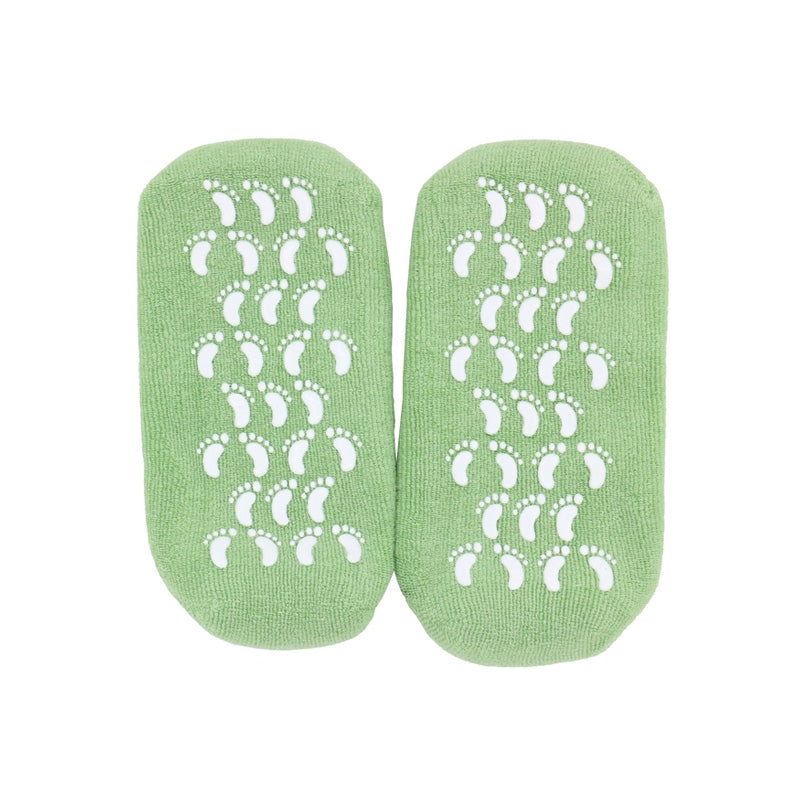 Moisturizing Spa Gel Socks for Cracked Heels, Reusable Hydrating Foot Care Socks