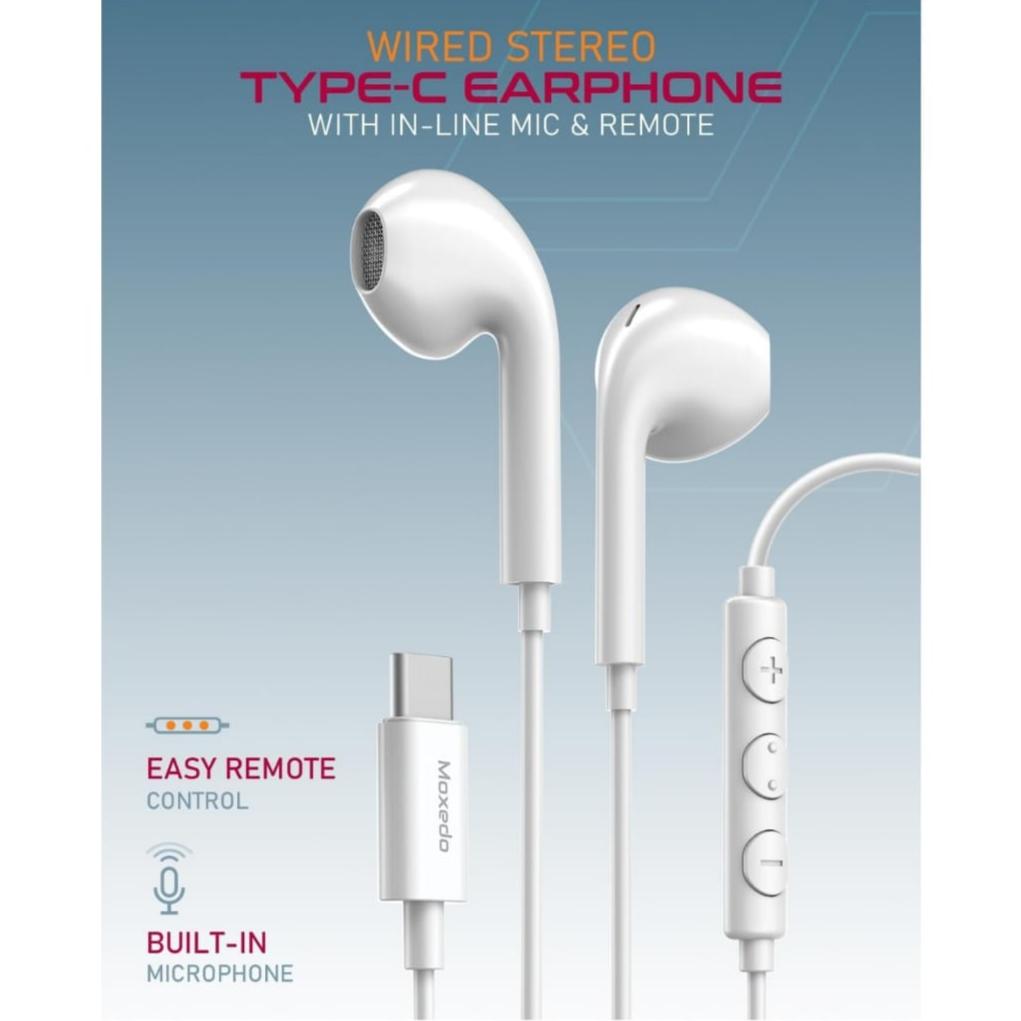 Moxedo Wired  Stereo Type- C Earphone