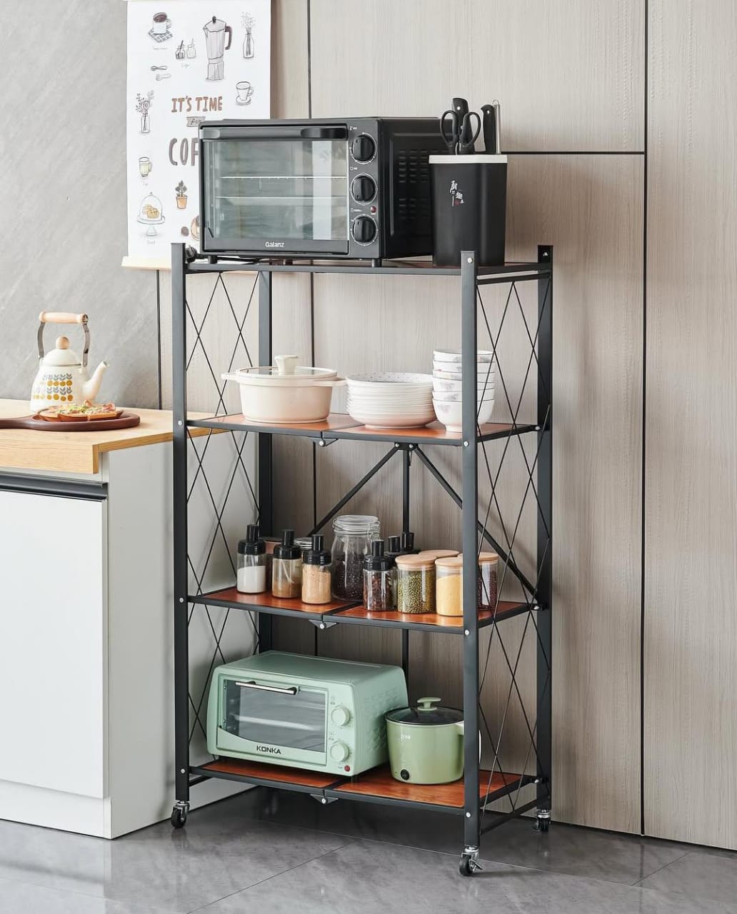 Multi-tier Storage Shelves 
