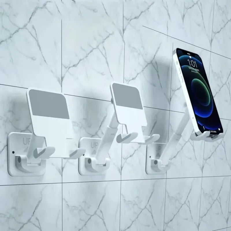 Wall Mounted Telescopic Mobile Phone Holder Bracket - Adjustable Size