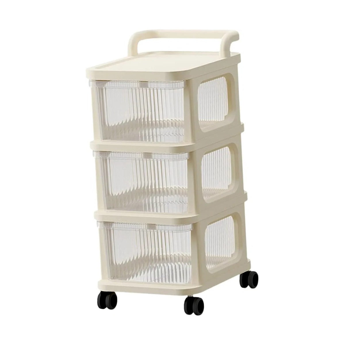 A Multifunctional Storage Trolley Rack.
